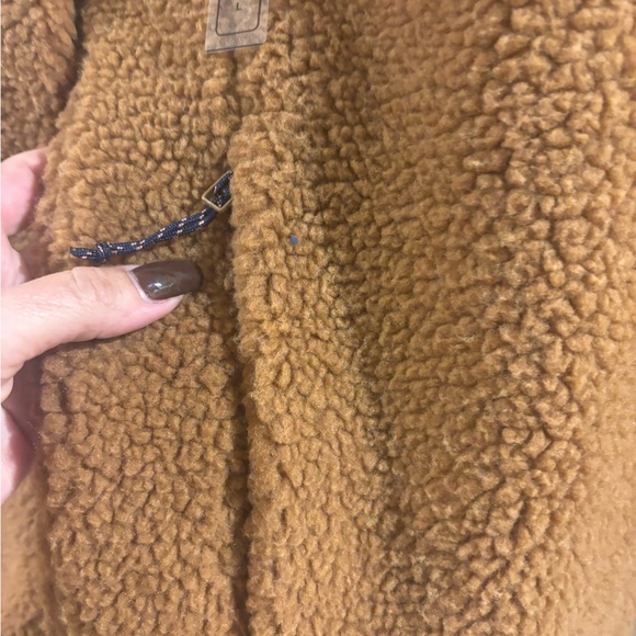 Alpine Design Women’s 1/4 Snap Sherpa Pullover – Size L – Caramel Latte NWT - Picture 9 of 9